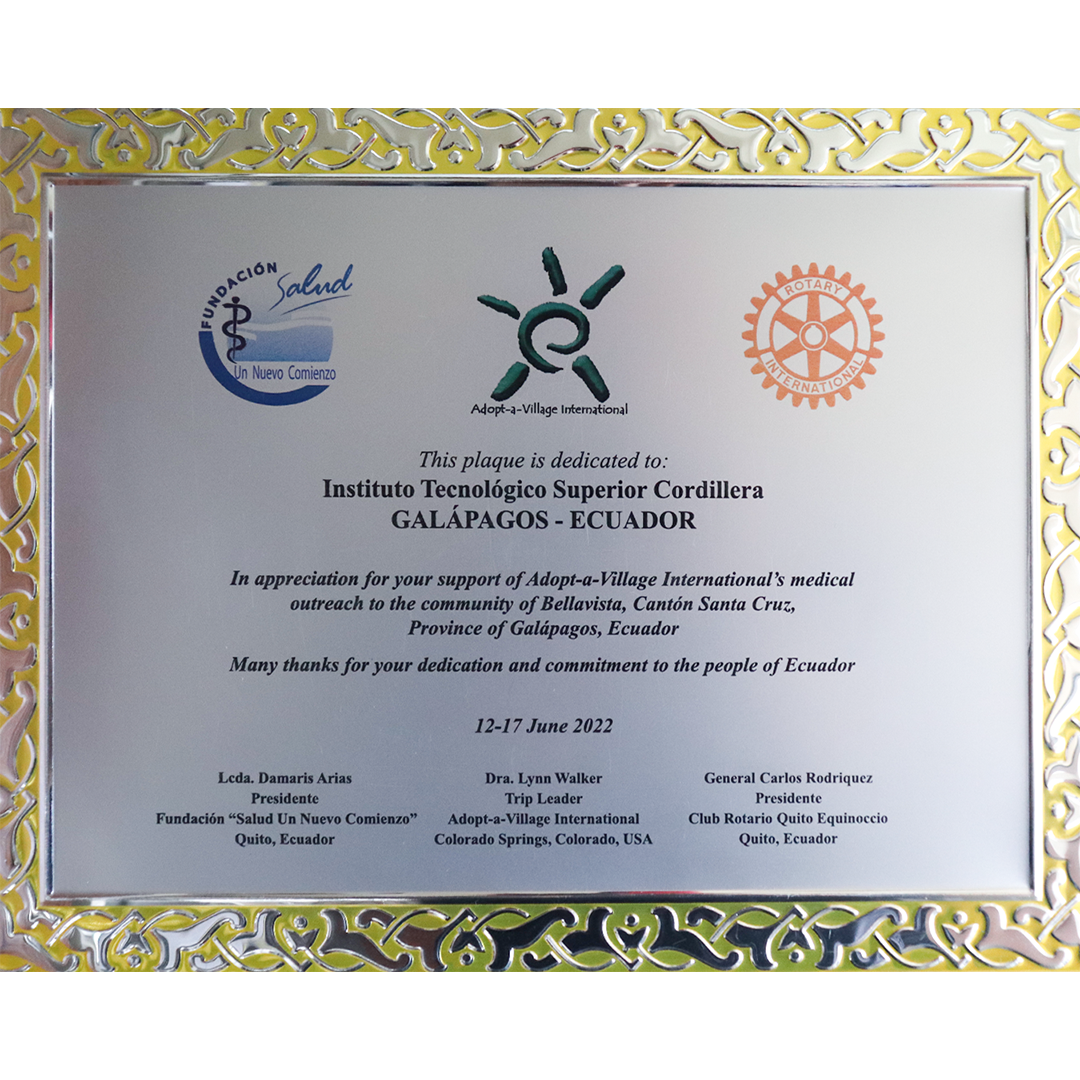 Apoyo a Proyecto Adopt a Village