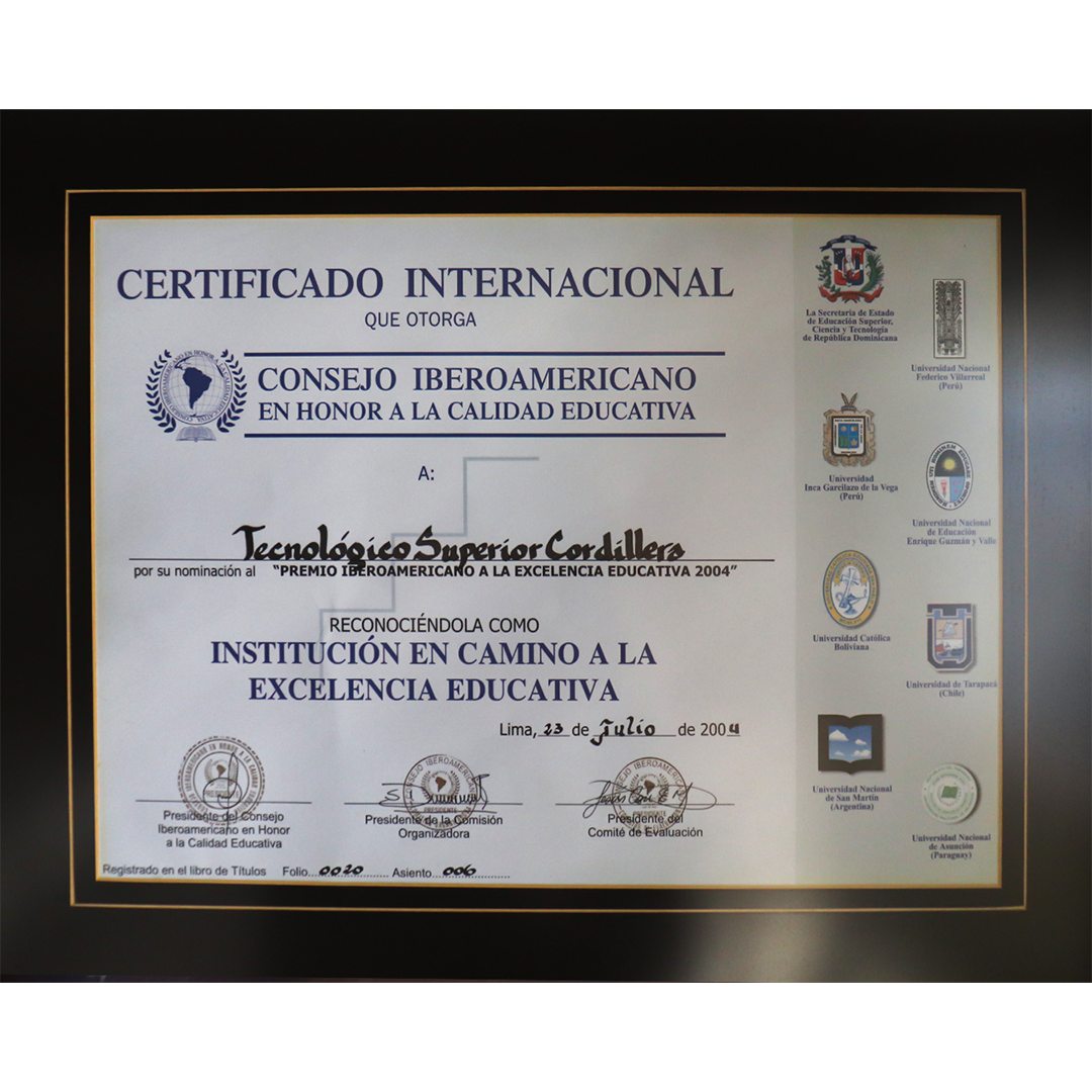 Institución en Camino a la Excelencia