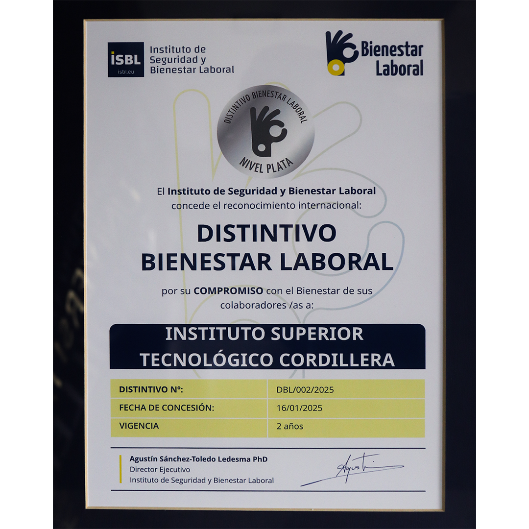 Distintivo Bienestar Laboral Nivel Plata